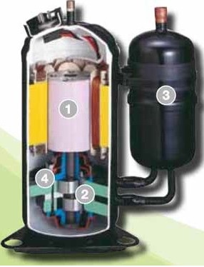 Toshiba inverteres klíma kompresszor